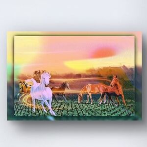 Serene "Napa Valley Mornings" By MalloryJane. Signed And Numbered 18"x24" Canvas